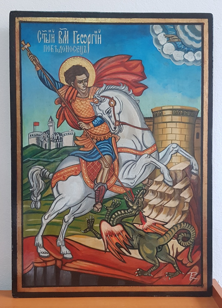 Икона на покровителя на Плевен Свети Георги Победоносец ще бъде…