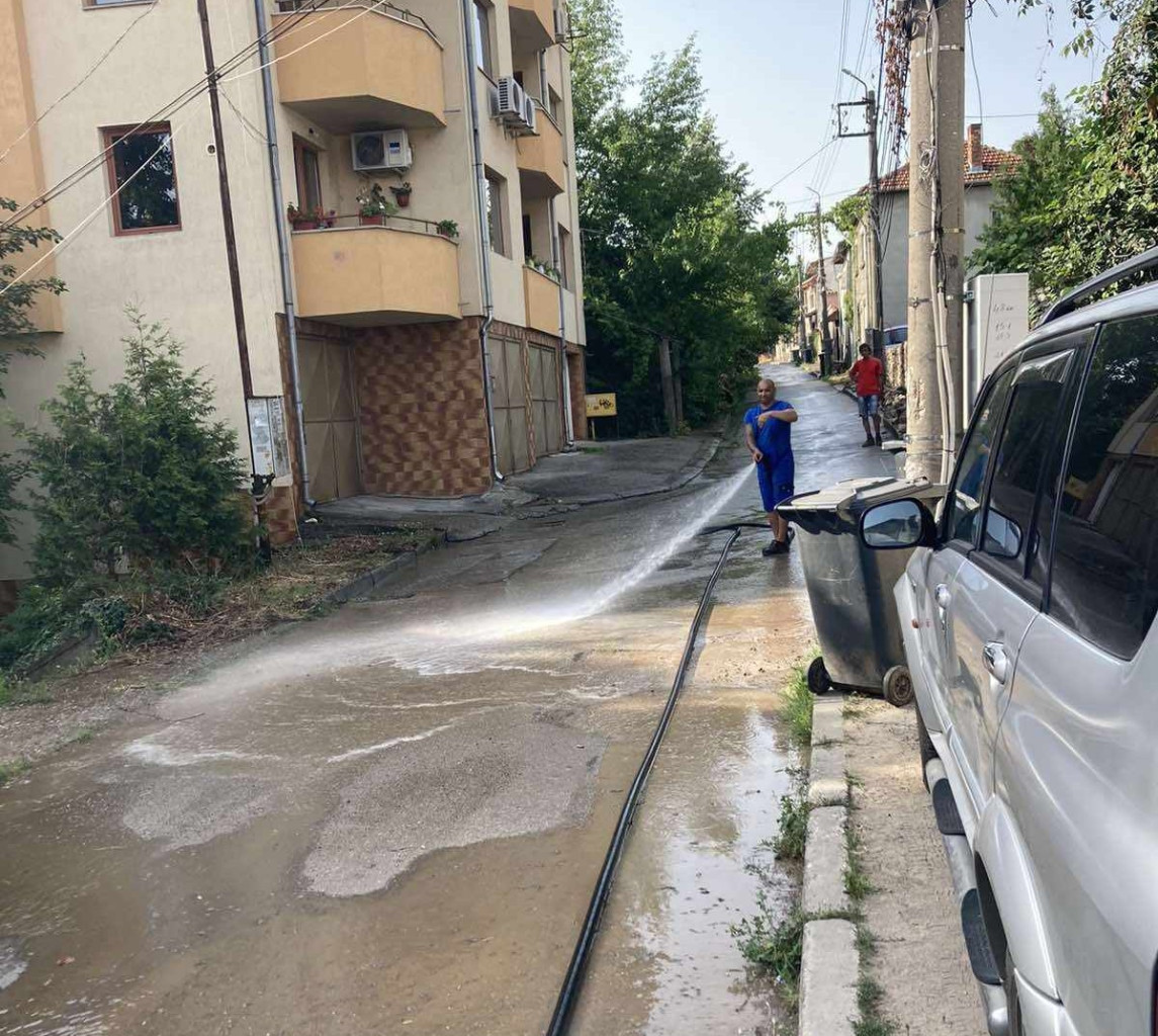 График за миене на улици за 31 юли