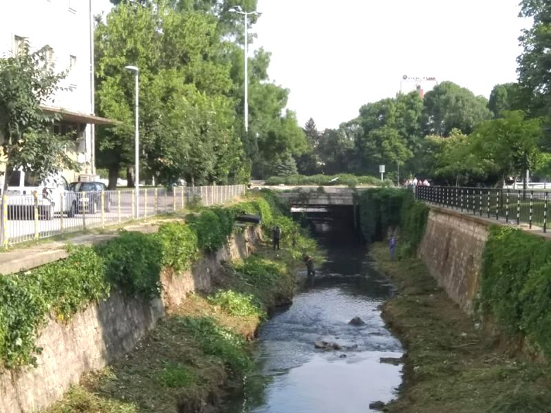 Почистване на речните корита в Плевен започна тази седмица
