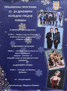 Тази вечер: Братя Аргирови, квартет „Destiny“ и „Еуфория“ излизат на празничната сцена в Плевен